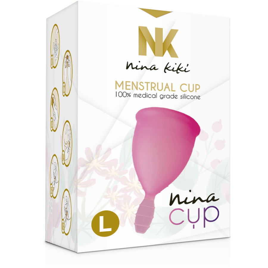 NINA KIKÍ - COPO MENSTRUAL ROSA - TAMANHO L - Toys "n" Us