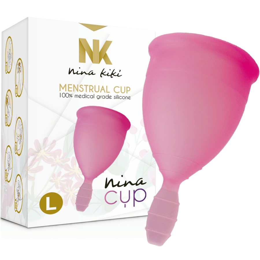 NINA KIKÍ - COPO MENSTRUAL ROSA - TAMANHO L - Toys "n" Us