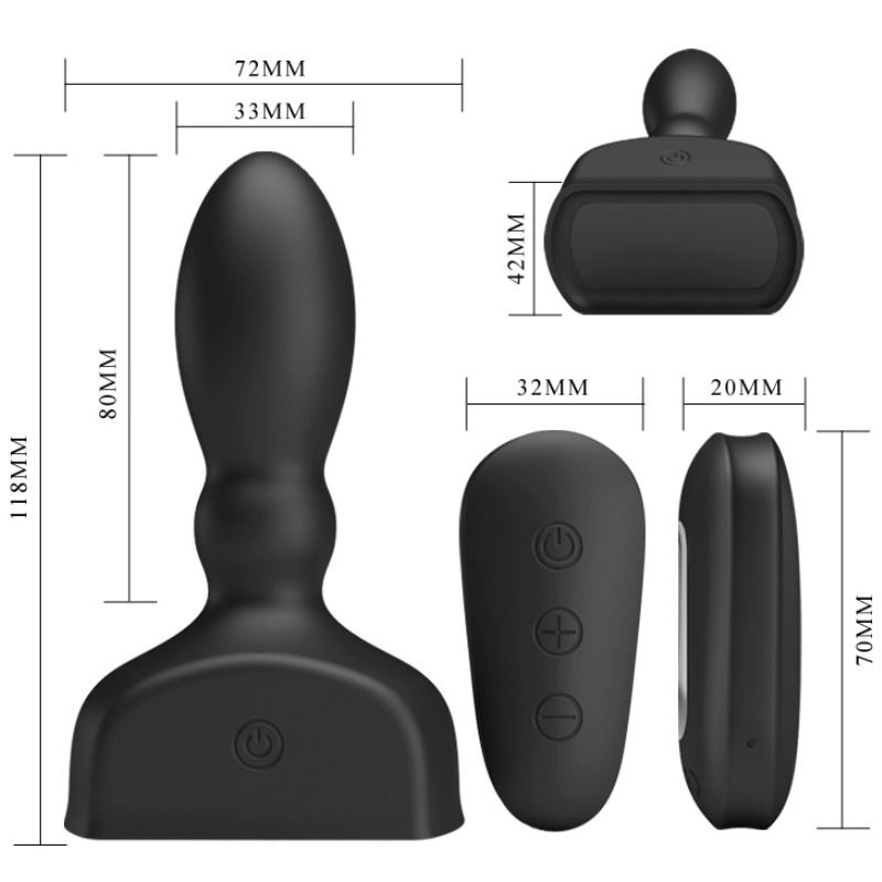 PRETTY LOVE - VIBRADOR PROSTÁTICO E INFLÁVEL MARRIEL