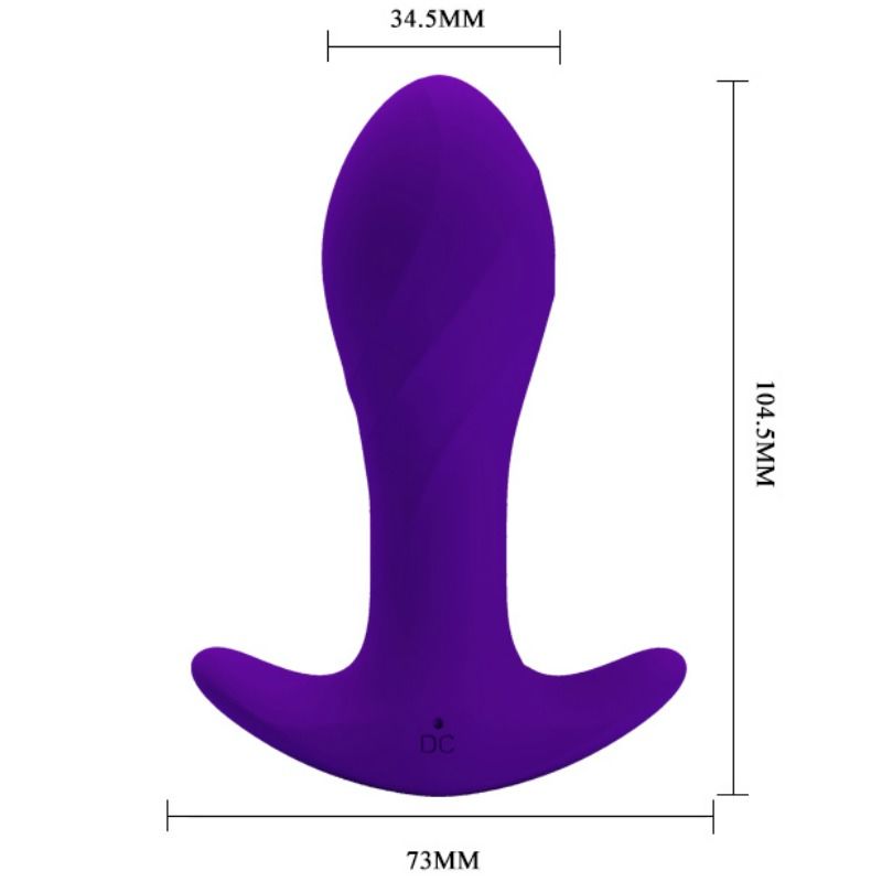 PRETTY LOVE - VIBRADOR ANAL LILÁS