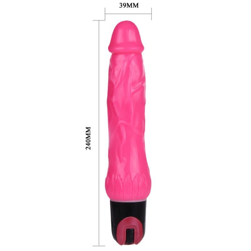 BAILE - DAAPLY PLEASURE VIBRADOR MULTISPEED ROXO