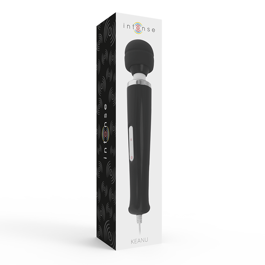 INTENSO - MASSAGEADOR KEANU WAND BLACK