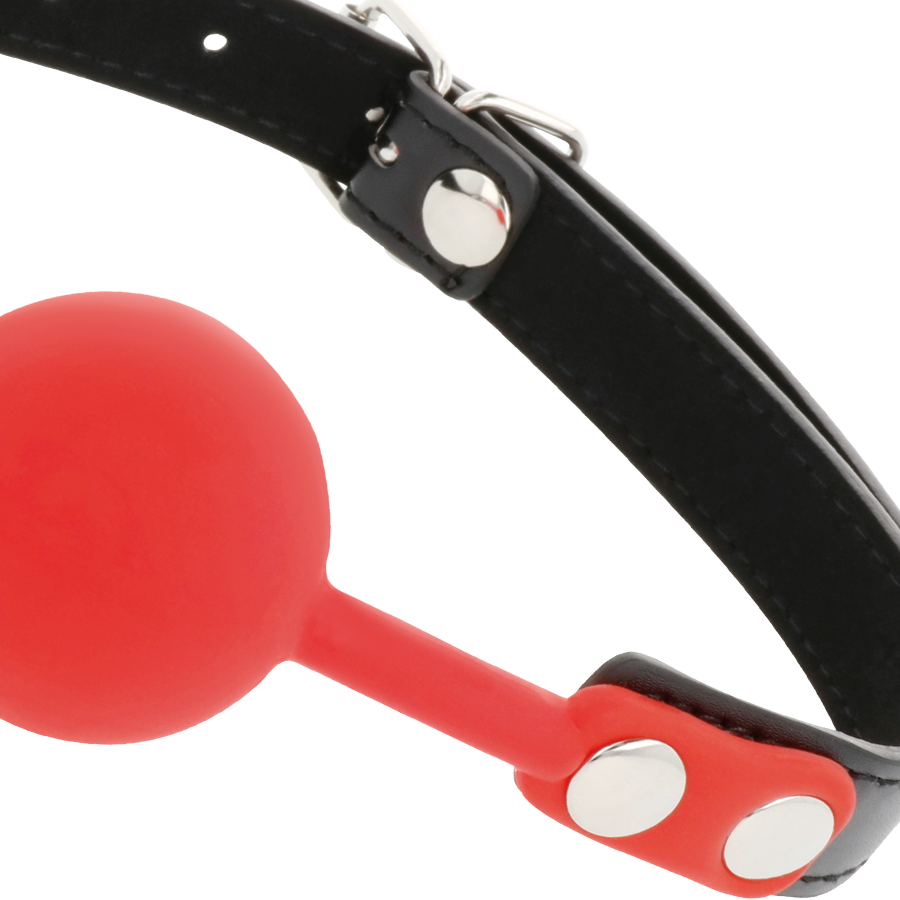 ESCURIDÃO - MORDAÇA DE SILICONE VERMELHO