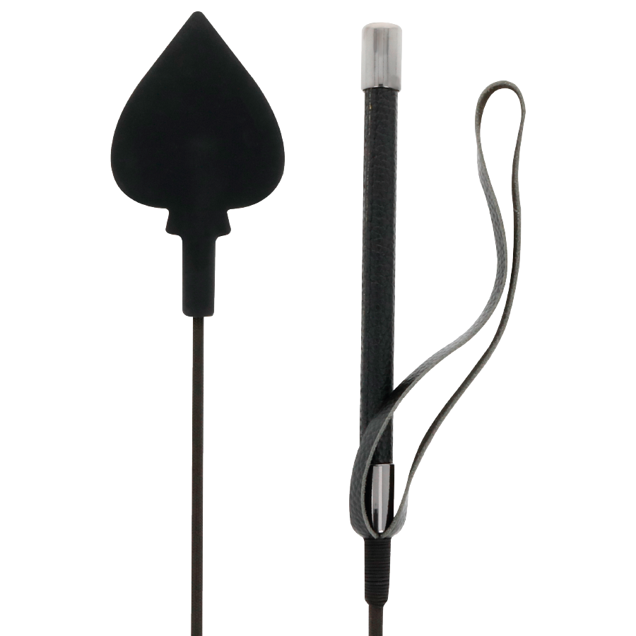 OSCURIDAD - LÁTIGO DE SILICONA NEGRO 60CM