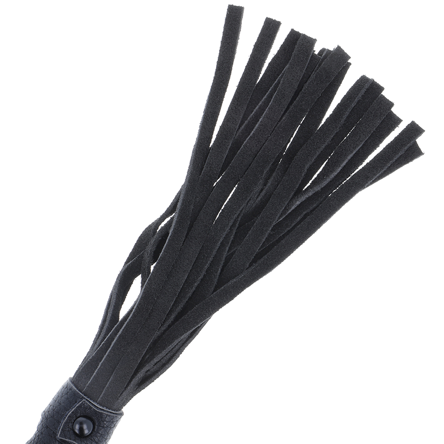 ESCURIDÃO - CHICOTE BONDAGE PRETO COM CABO DE COURO