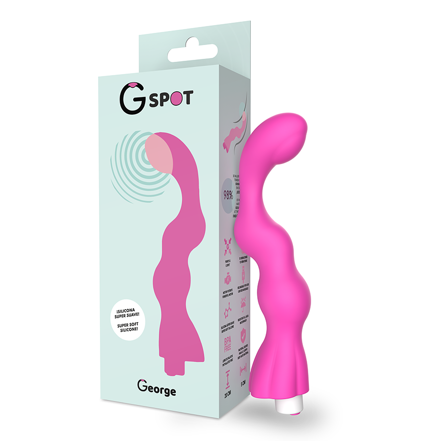 G-SPOT - VIBRADOR GEORGE G-SPOT ROSA CHICLETE