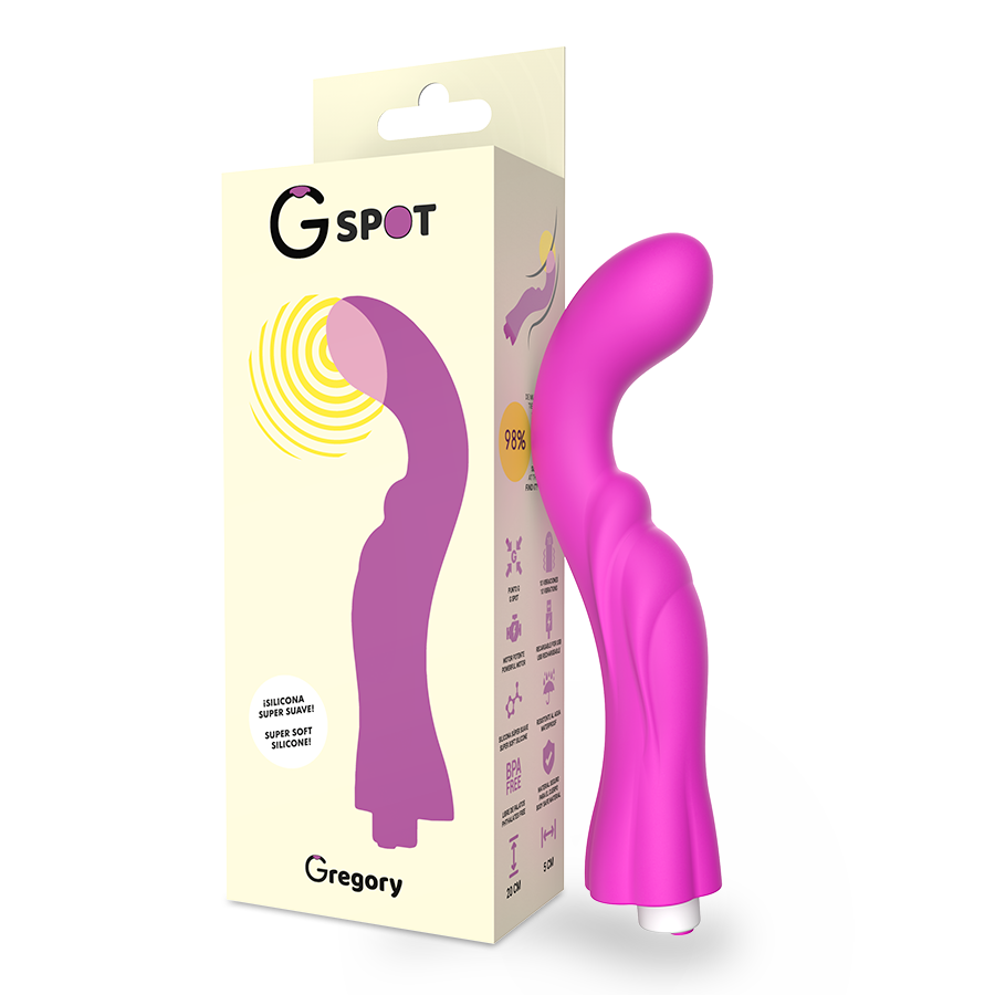 PONTO G - VIBRADOR PONTO G GREGORY VIOLET