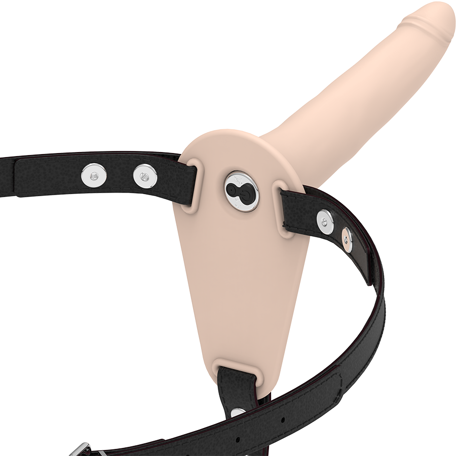 ARREIO FETICHE SUBMISSIVO - VIBRADOR DE SILICONE DE CARNE 15 CM