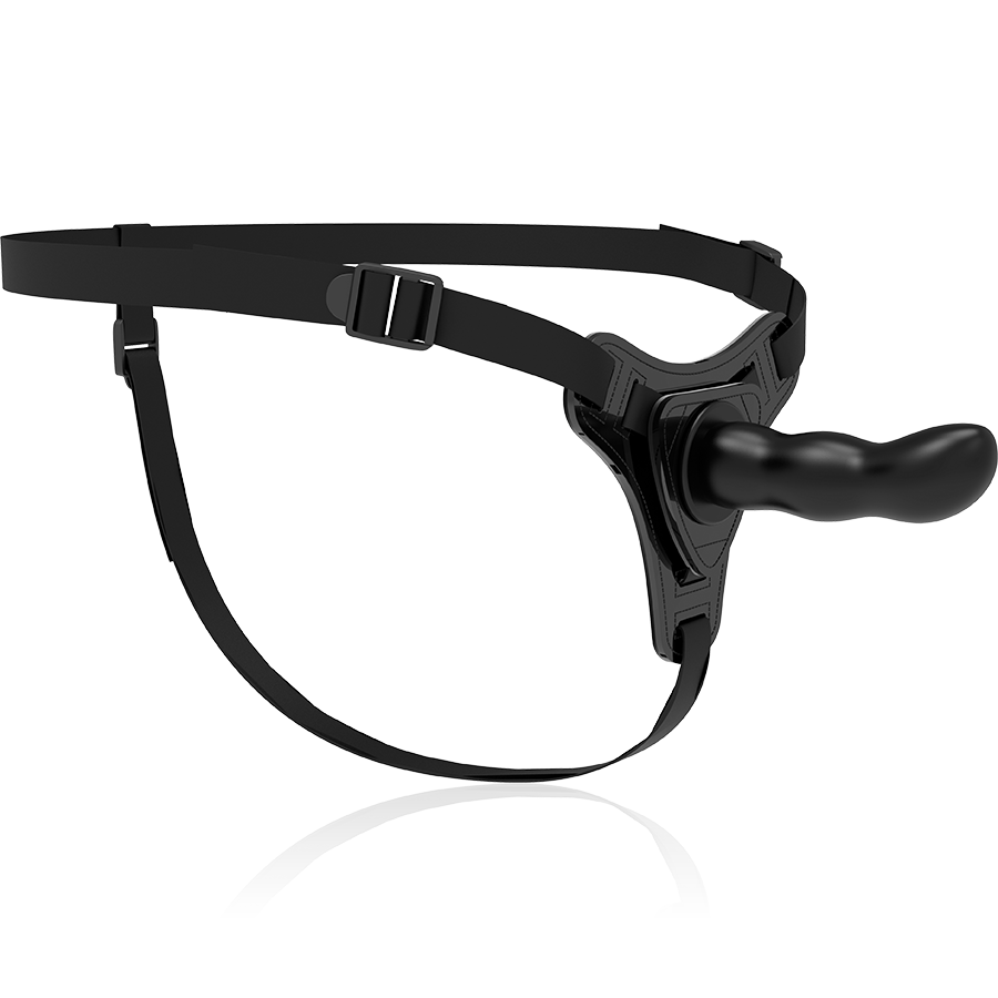 ARREIO FETICHE SUBMISSIVO - SILICONE PRETO PONTO G 16 CM