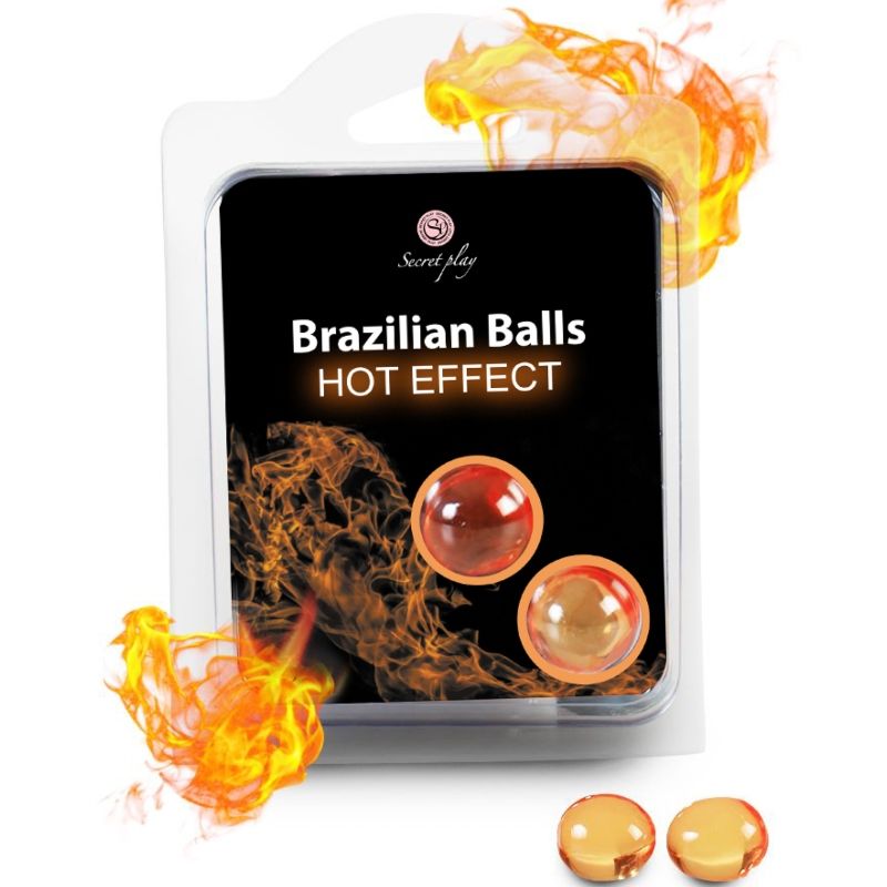 SECRETPLAY - BOLAS BRASILEIRAS EFEITO AQUECIMENTO 2 UNIDADES