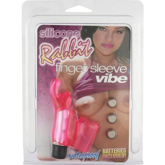 SETE CRIAÇÕES - COELHINHO DE SILICONE PARA O DEDO