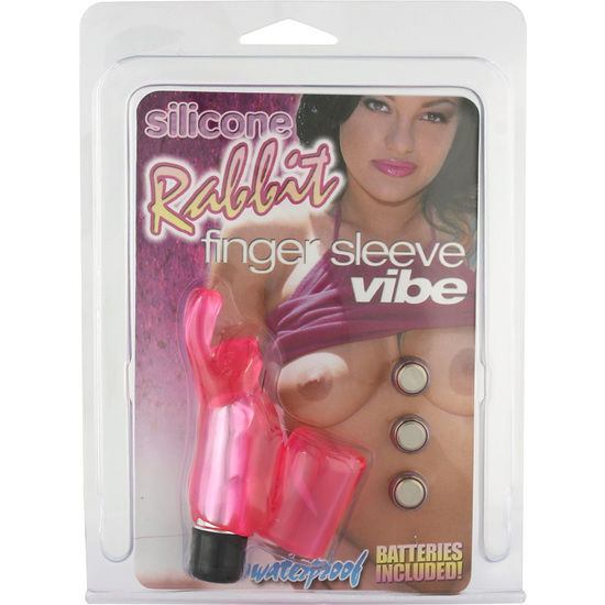 SETE CRIAÇÕES - COELHINHO DE SILICONE PARA O DEDO