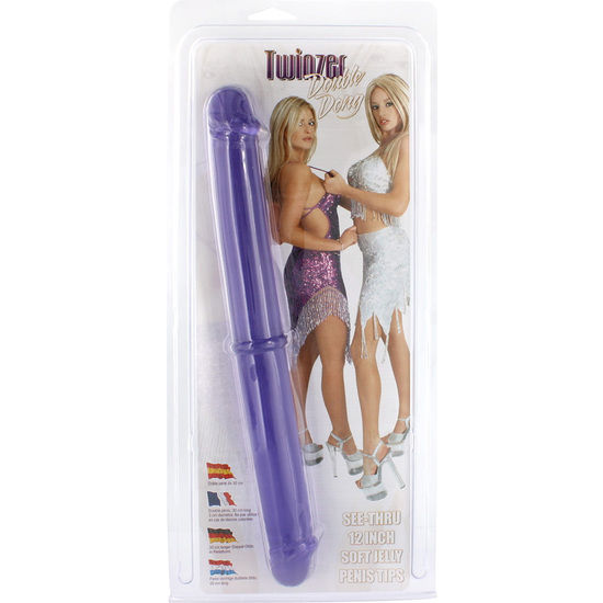 SIETE CREACIONES - DOBLE PENE 30 CM MORADO