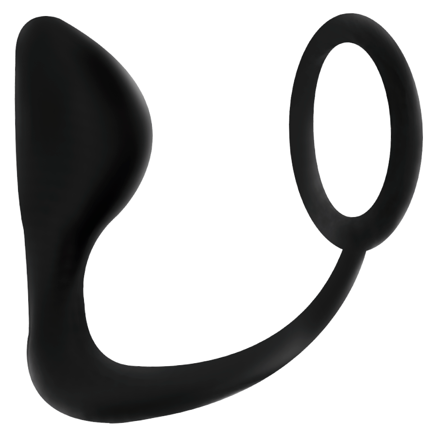 ADDICTED TOYS - PLUG ANAL COM ANEL PÊNICO PRETO