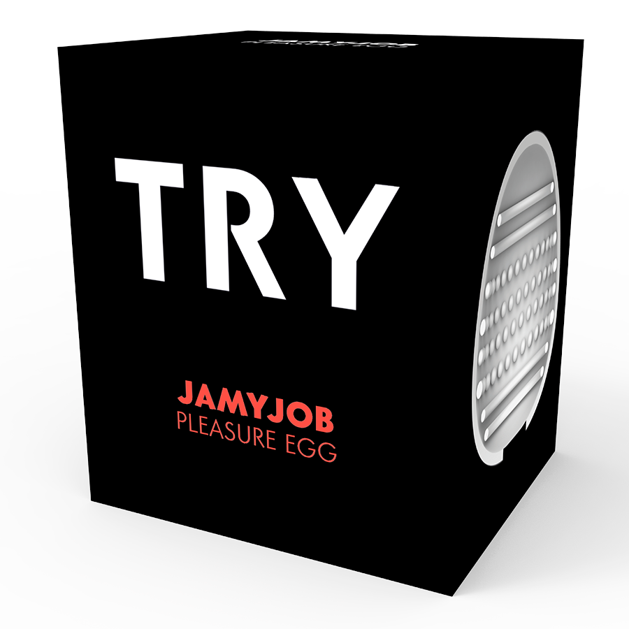 JAMYJOB - HUEVO MASTURBADOR VERSIÓN NEGRA DISCRETO
