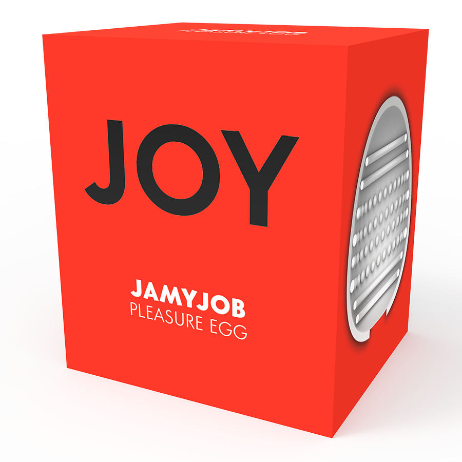 JAMYJOB - HUEVO MASTURBADOR VERSIÓN ROJA DISCRETO