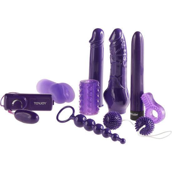 TOYJOY - KIT DE BRINQUEDOS SEXUAIS MEGA ROXO SÓ PARA VOCÊ