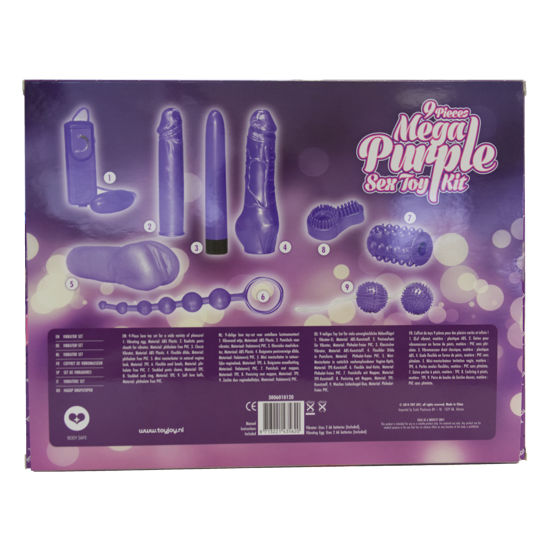TOYJOY - KIT DE BRINQUEDOS SEXUAIS MEGA ROXO SÓ PARA VOCÊ