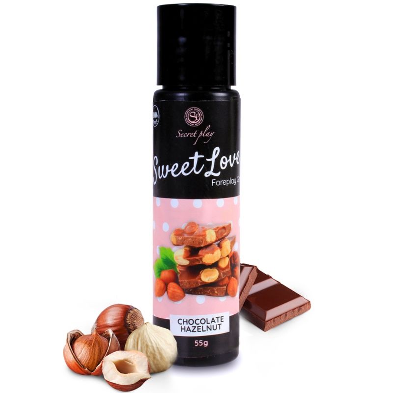 SECRETPLAY - GEL DULCE AMOR CHOCOLATE CON AVELLANA 60 ML