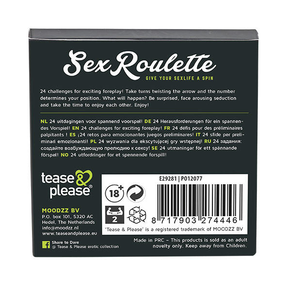 PROVOCA Y COMPLACE - JUEGOS PREVIOS DE LA RULETA SEXUAL