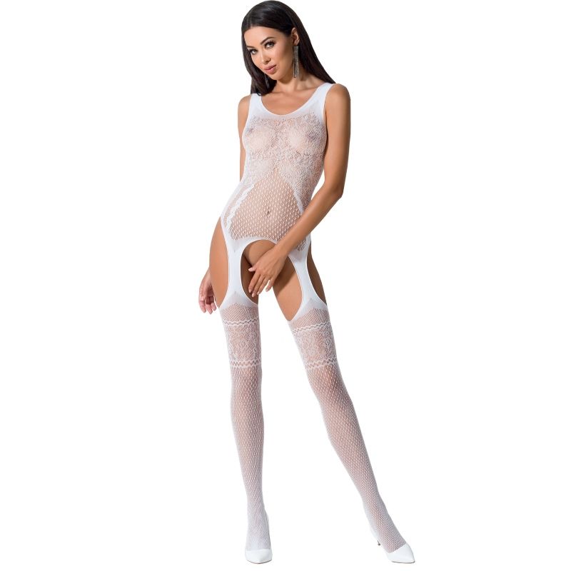PAIXÃO - MULHER BS061 BODYSTOCKING BRANCO TAMANHO ÚNICO