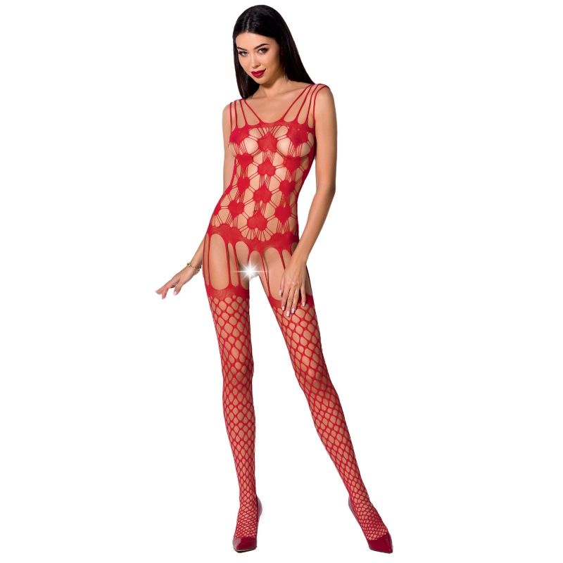 PAIXÃO - MULHER BS067 BODYSTOCKING BRANCO TAMANHO ÚNICO