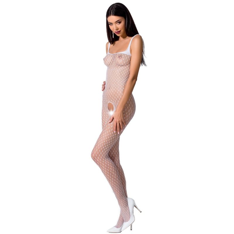 PAIXÃO - MULHER BS071 BODYSTOCKING BRANCO TAMANHO ÚNICO