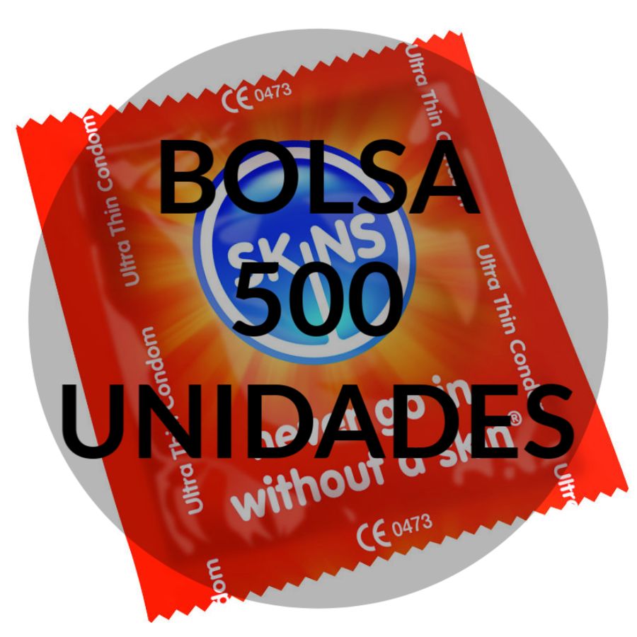 SKINS - SACO DE PRESERVATIVOS ULTRA FINO 500