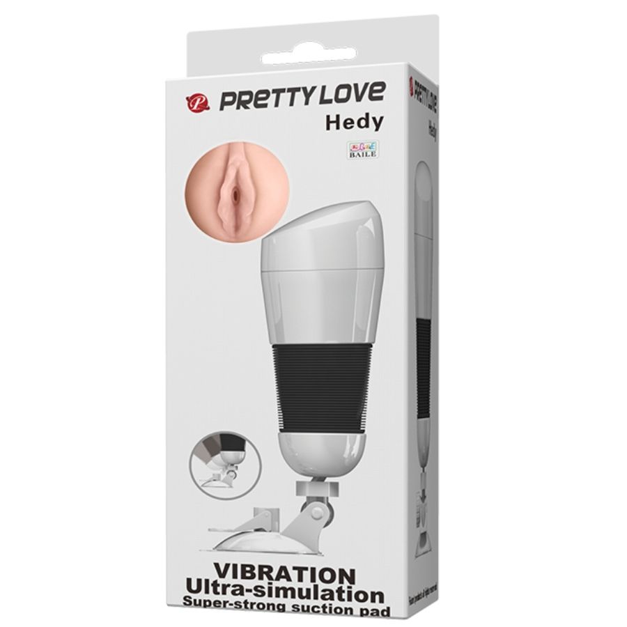 PRETTY LOVE - MASTURBADOR HEDY VAGINA COM VIBRAÇÃO