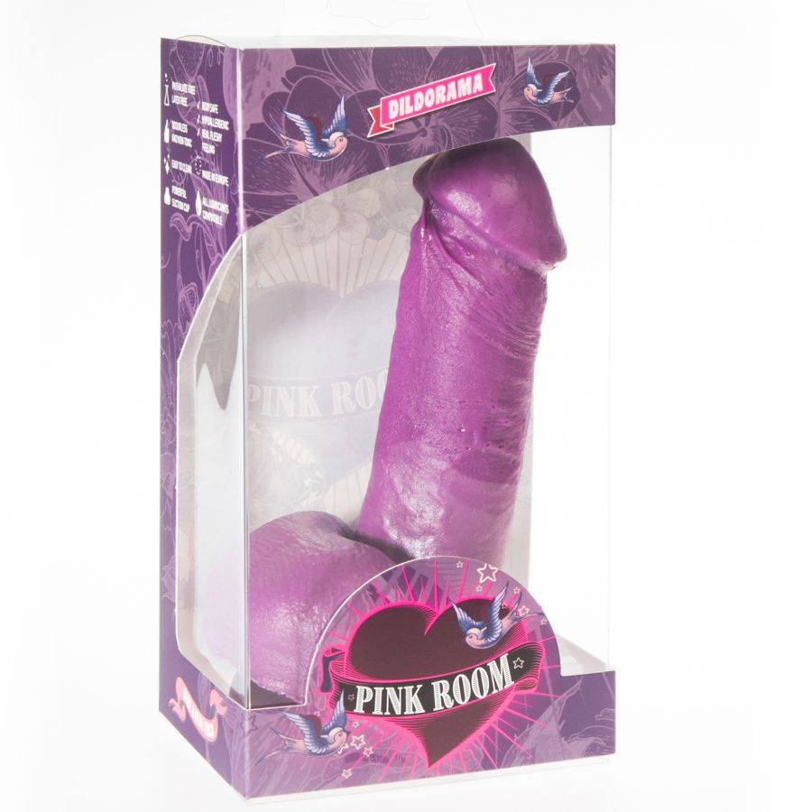 QUARTO ROSA - DILDO REALISTA NAO ROXO 16 CM
