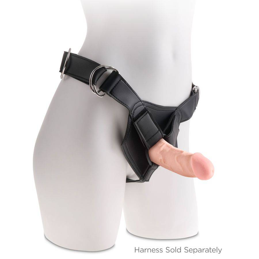 KING COCK - DILDO DE TRIPLA DENSIDADE 18 CM