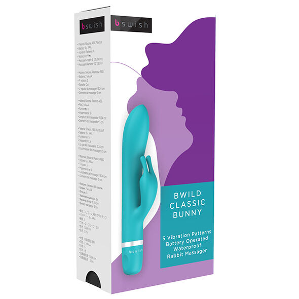 B SWISH - VIBRADOR CONEJO CLÁSICO BWILD CONEJO JADE