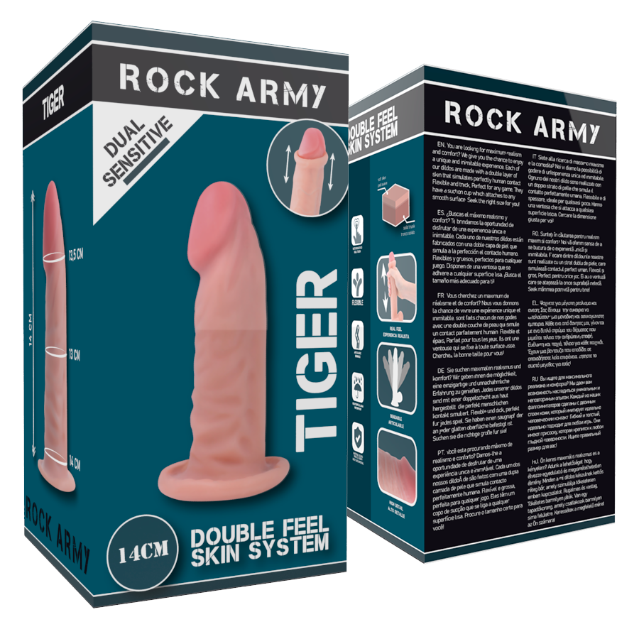ROCKARMY - TIGRE DOBLE DENSIDAD 14 CM -O- 4.46 CM