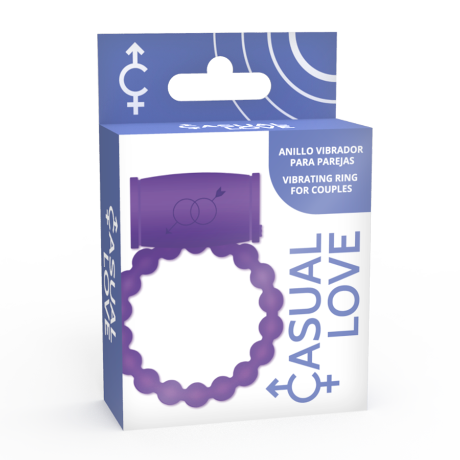 CASUAL LOVE - 25 ANEL VIBRADOR PARA CASAL VIOLETA