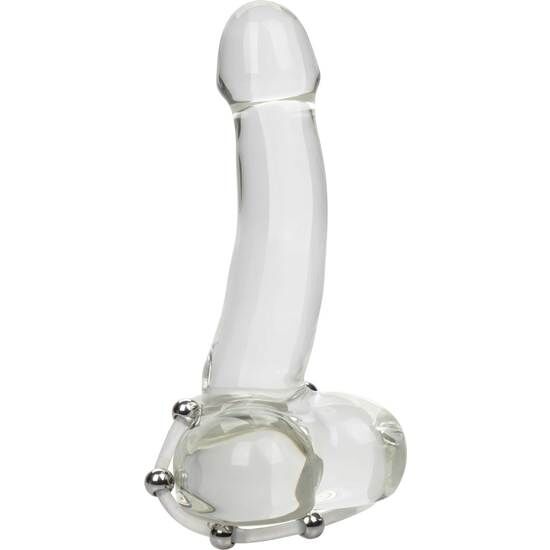 CALEXOTICS - ANEL DE SILICONE COM CONTAS DE AÇO XL