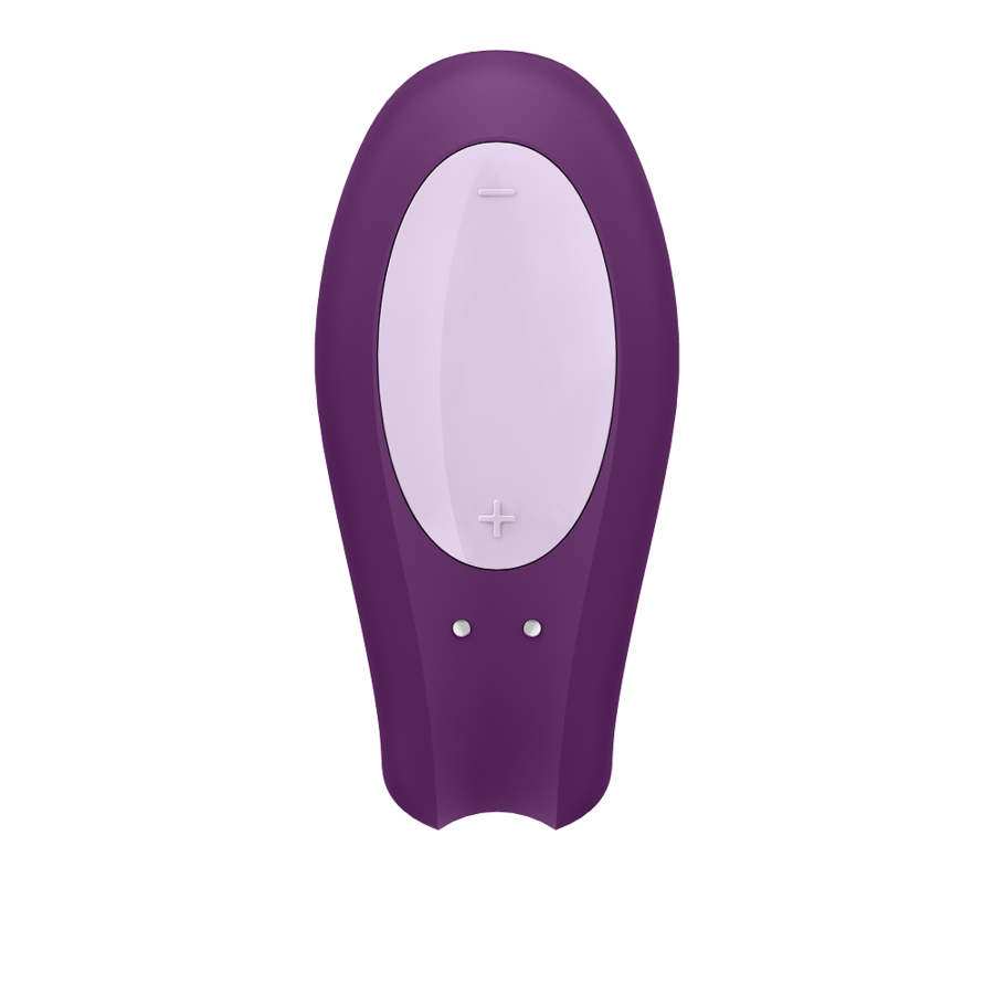 SATISFYER - DUPLA ALEGRIA COM APLICATIVO ROXO