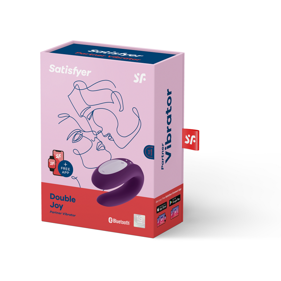 SATISFYER - APLICACIÓN DOBLE JOY CON PÚRPURA