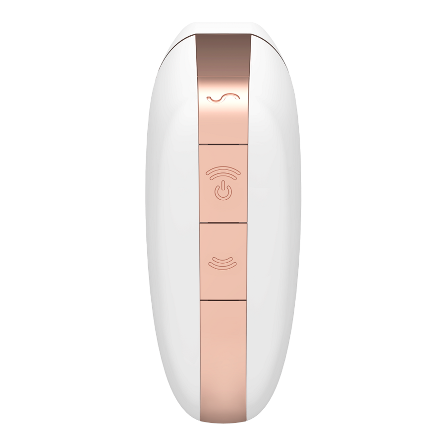 SATISFYER - ESTIMULADOR Y VIBRADOR DE PULSO DE AIRE LOVE TRIANGLE BLANCO