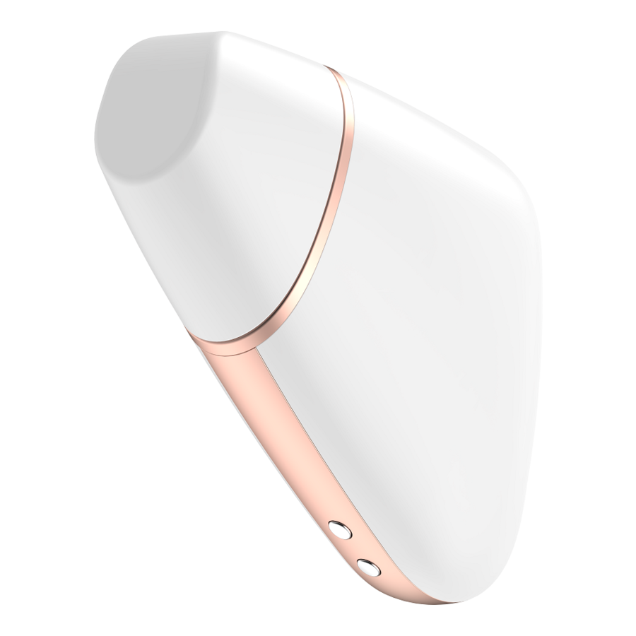 SATISFYER - ESTIMULADOR Y VIBRADOR DE PULSO DE AIRE LOVE TRIANGLE BLANCO