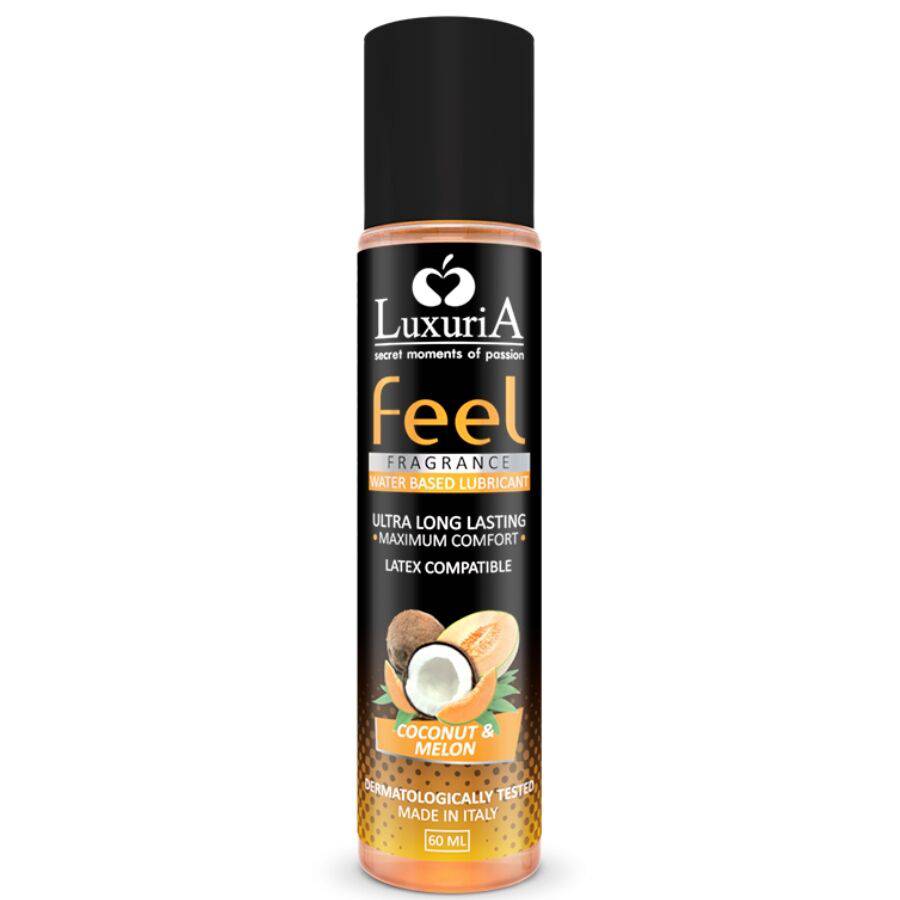 INTIMATELINE - LUXURIA FEEL LUBRICANTE A BASE DE AGUA DE COCO Y MELÓN 60 ML
