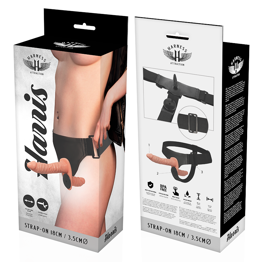 ATRAÇÃO DE ARREIO - HARRIS DUPLA PENETRAÇÃO COM VIBRAÇÃO 18 CM -O- 3,5 CM