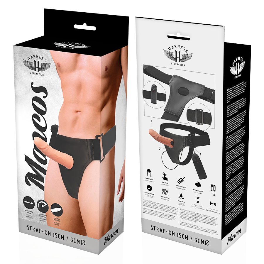 ARRUMAÇÃO DE ATRAÇÃO - RNES HOLLOW FRAMES COM VIBRADOR 15 CM -O- 5 CM