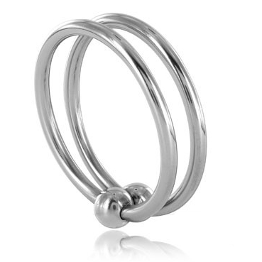 METAL DURO - ANEL DUPLO DE AÇO 30MM