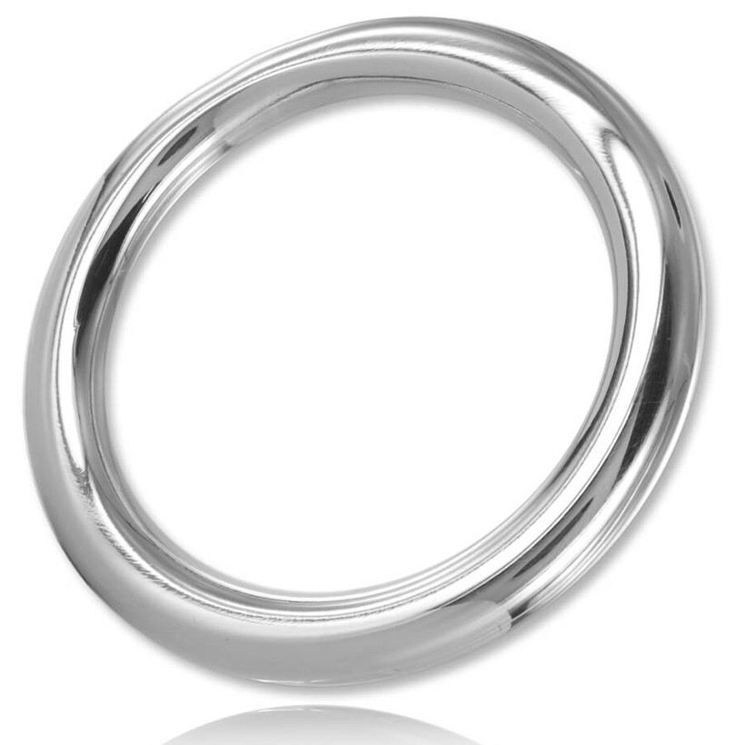 ANEL DE METAL RÍGIDO - ANEL DE PÊNIS REDONDO COM ARAME DE METAL C-RING 8X50MM