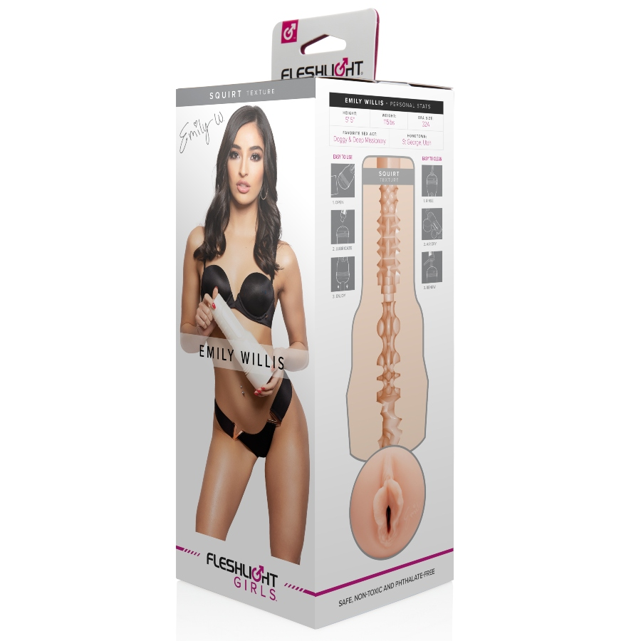 CHICAS FLESHLIGHT - EMILY WILLIS SQUIRT VAGINA