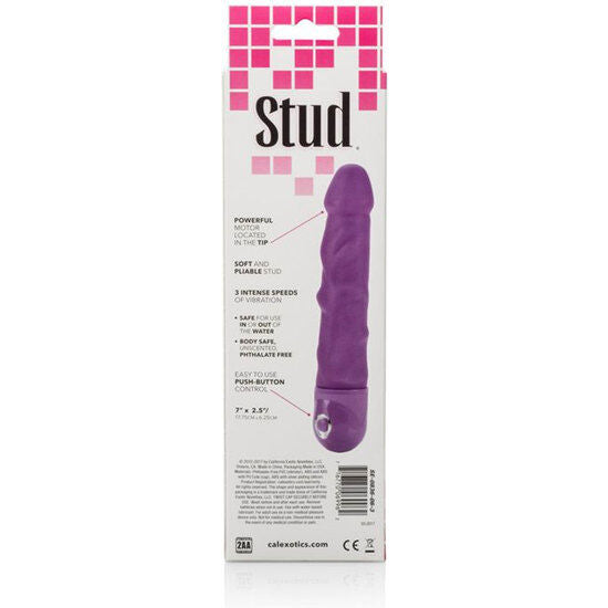 CALEXOTICS - VIBRADOR ROSA COM HASTE DE PONTO DE POTÊNCIA