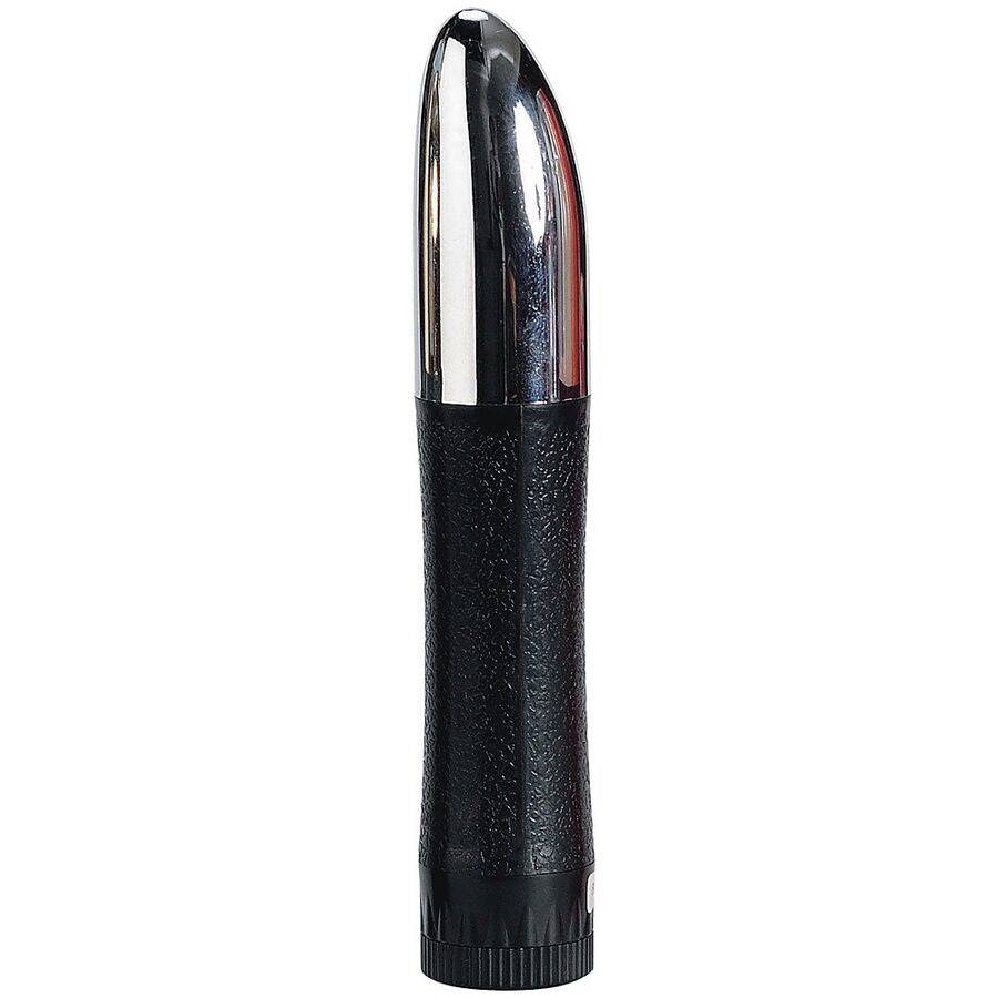 SETE CRIAÇÕES - VIBRADOR PRATA / PRETO