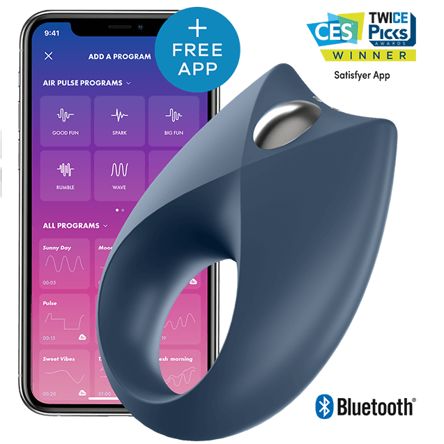 SATISFYER - PODEROSO APLICATIVO DE VIBRADOR ROYAL ONE RING