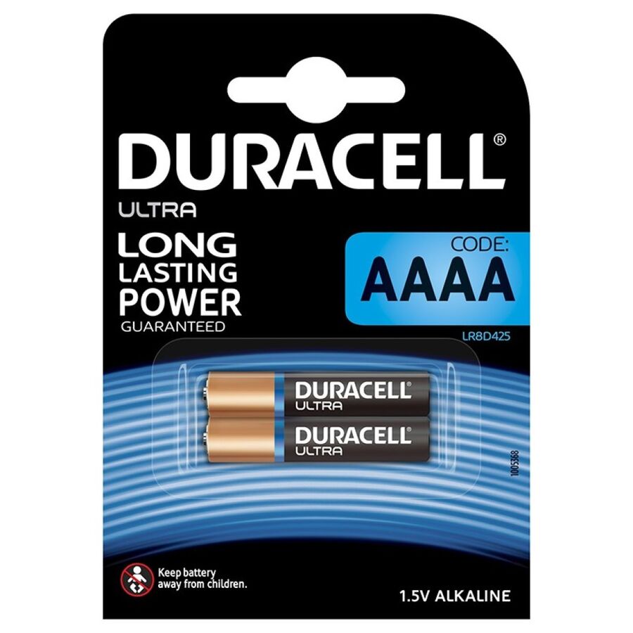 DURACELL - PILAS ULTRA POWER ALCALINA AAAA MX2500 1,5V 2 UNIDADES