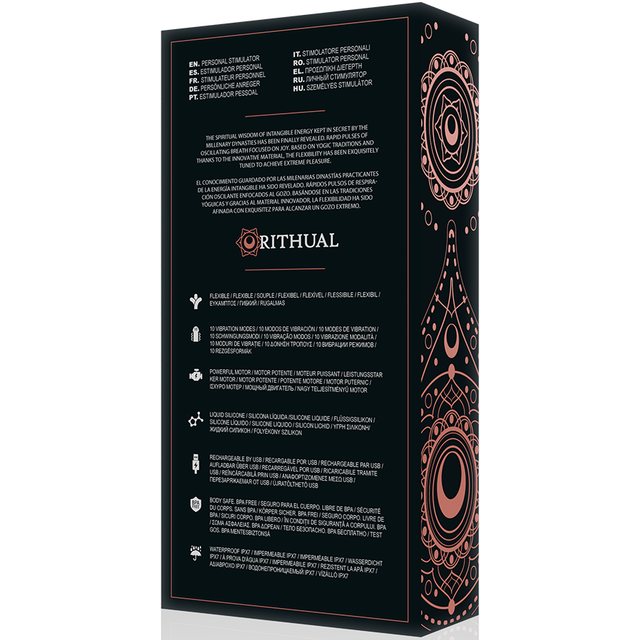 RITHUAL - KRIYA STIMULAODR RECARREGÁVEL G-POINT PRETO